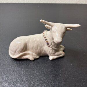 Vintage 1994 Lenox China Ox Nativity Figurine